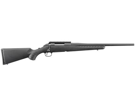 Ruger American Compact 7mm-08 Rem Rifle, Black Synthetic - 6909
