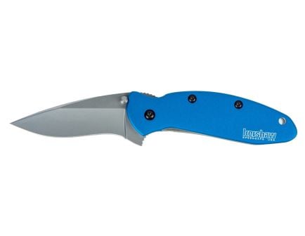 Kershaw Scallion Folding Drop Point Knife, Navy Blue - 1620NB
