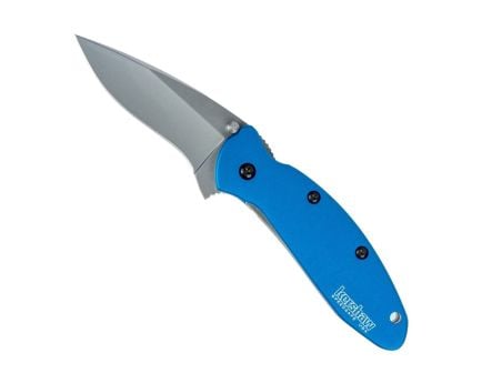 Kershaw Scallion Folding Drop Point Knife, Navy Blue - 1620NB