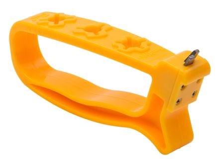 Smith's Broadhead Sharpener w/ Wrench, Yellow - BHS