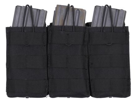 Rothco Molle Triple Mag Pouch - Black