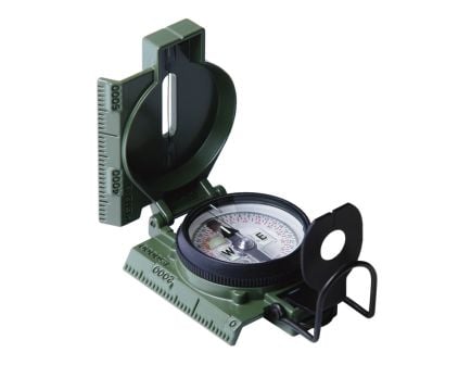 Cammenga G.I. Military Phosphorescent Lensatic Compass - Olive Drab