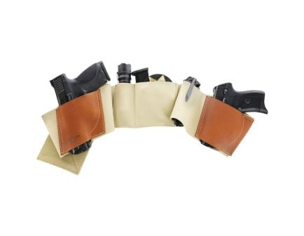 Galco Underwraps Elite Belly Band Kimber 1911 Belly Band Holster Ambidextrous Nylon, Khaki