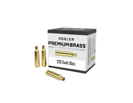 Nosler .220 Swift Large Rifle Premium Brass, 50rds