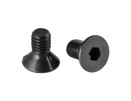 Brownells 2-Pack Bipod Hex Drive Flat Head Screw #10-32 x 3/8", Black