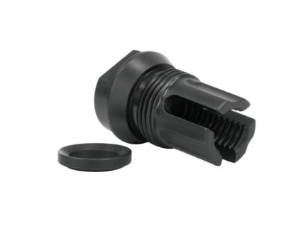 Breek Arms 3FO-S 3-Prong Outside Threaded Short Flash Hider 1/2-36, Black