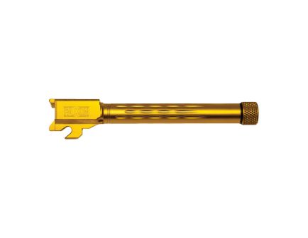 Faxon Firearms Button Rifled Fluted Drop-In Barrel 9mm Fits Sig Sauer P320 Full-Size, Gold