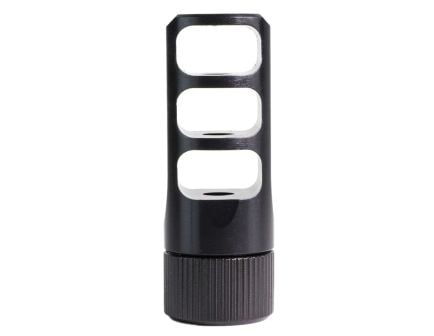 Faxon Firearms MuzzLok 3-Port Muzzle Brake 11/16-24, Black