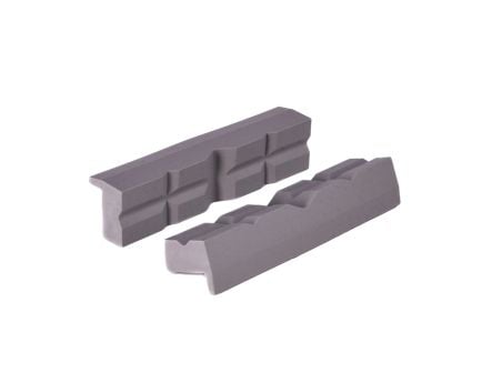 Brownells Gunsmith Bench Vise Prism Jaw, Natural Pack of 2