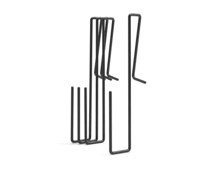 Lockdown Shelf Handgun Rack, Black Pack of 4