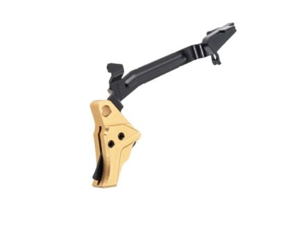 Tyrant Designs CNC ITTS Trigger w/Bar Drop-In, Gold/Black