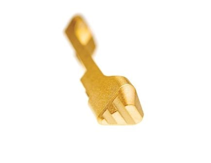 Tyrant Designs CNC Extended Magazine Release Fits Sig Sauer P320, Gold