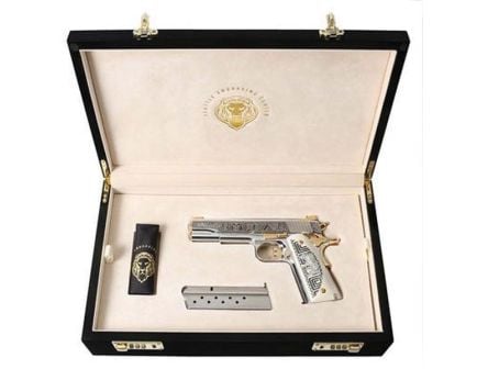 Kimber 1911 STS II Aztec Temple Burst Chrome .38 Super 5.25" 8rds, Stainless Steel