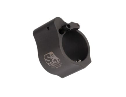 Superlative Arms Solid Set Screw Direct Impingement Adjustable Gas Block 0.875" x 1", Black
