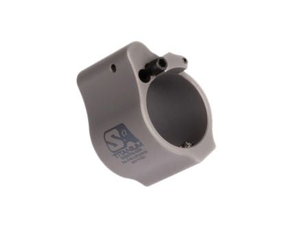 Superlative Arms Solid Set Screw Direct Impingement Adjustable Gas Block 0.875" x 1", Gray