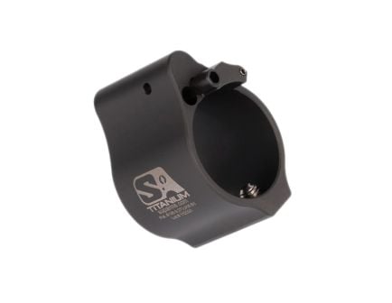 Superlative Arms Solid Set Screw Direct Impingement Adjustable Gas Block 0.936" x 1", Black