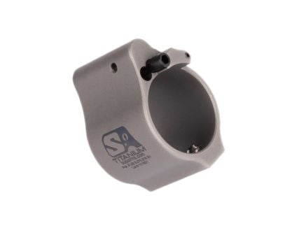 Superlative Arms Solid Set Screw Direct Impingement Adjustable Gas Block 0.936" x 1", Gray