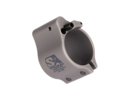 Superlative Arms Clamp-On Direct Impingement Adjustable Gas Block 0.936" x 1", Gray