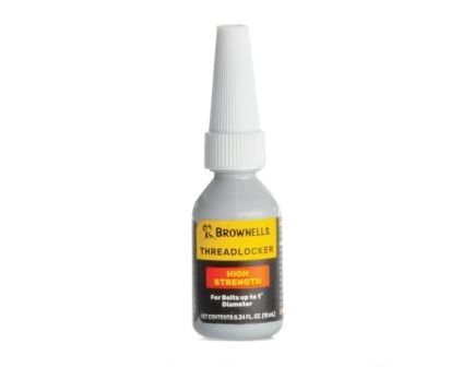 Brownells Red High Strength Threadlocker, 10 mL Bottle