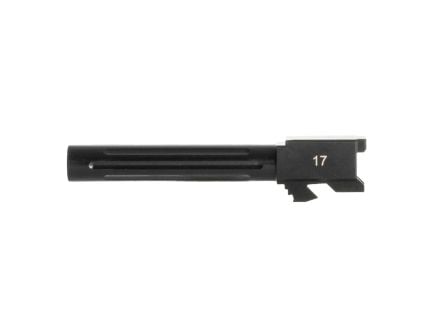 Brownells Non-Threaded Fluted Barrel 9mm Fits Glock Gen 1-4 G17, Black