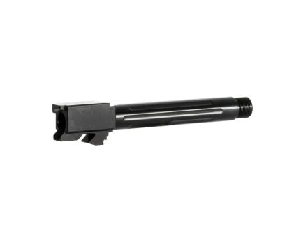 Brownells Threaded Fluted Barrel 9mm Fits Glock Gen 1-4 G17, Black