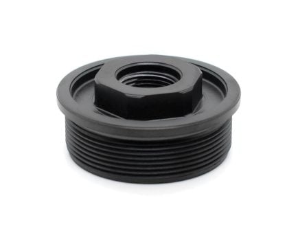 Rearden Face Mount Shoulder Direct Thread Adapter M14x1 LH, Black