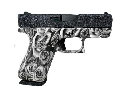 Glock G43X Subcompact 9mm 3.41" 10rds, Glitter Goth Rose