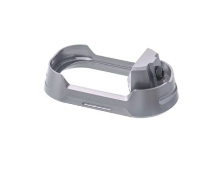 Tyrant Designs CNC Magwell w/Black Screw Fits Glock G19/Gen 3-4 G23, Gray