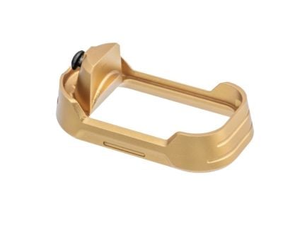 Tyrant Designs CNC Magwell w/Black Screw Fits Glock G17/G22/G31/G34, Gold