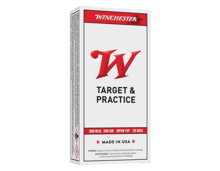 Winchester Ammunition USA White Box .300 AAC Blackout 200 gr OT 300rds Can