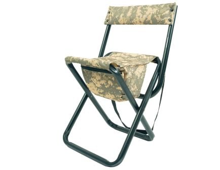 Rothco Deluxe Folding Stool With Pouch - Acu Digital Camo