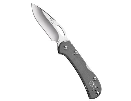 Buck 726 Mini Spitfire 2.75" Drop Point Folding Knife, Gray