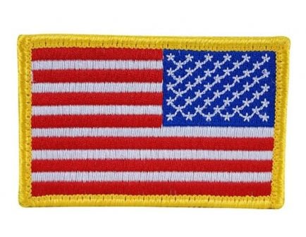 BlackHawk! Full-Color American Flag Patch, Reversed - 90RWBV-R