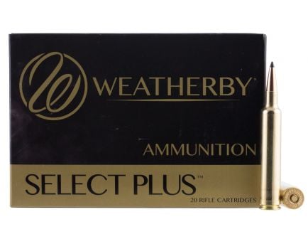 Weatherby Select Plus 6.5-300 Weatherby Mag 130 grain Swift Scirocco Rifle Ammo, 20/Box - B653130SCO