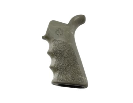 Hogue AR-15/M16 Overmolded Rubber Beavertail Grip w/Finger Grooves, Ghillie Green