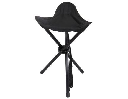 Rothco Collapsible Stool With Carry Strap - Black