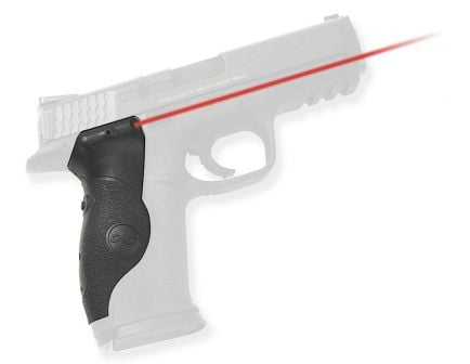 Crimson Trace Rear Activation Laser Grip for Smith & Wesson M&P Full Size Pistols, Black - LG-660