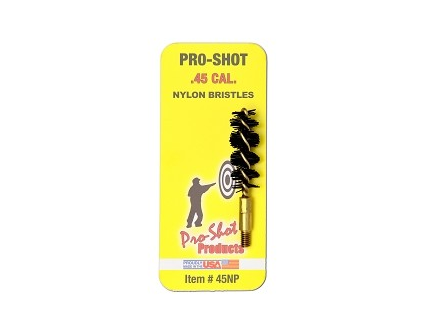 Pro-Shot .45 Cal. Nylon Bristle Pistol Brush  45NP