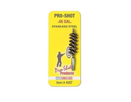 Pro-Shot .45 Cal. Stainless Steel Bore Brush  45ST
