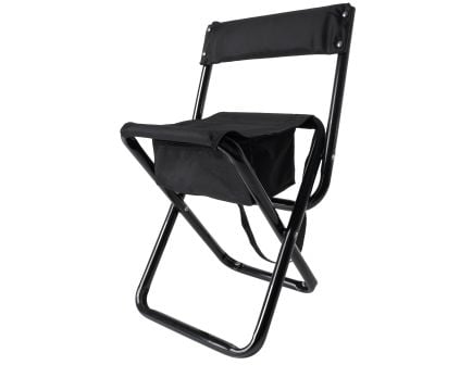 Rothco Deluxe Folding Stool With Pouch - Black