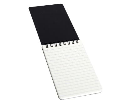 Rothco All-Weather Waterproof Notebook - Black, 3 X 5