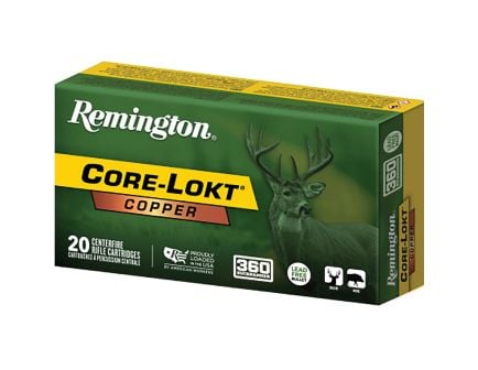 Remington 360 BHMR 160 gr CHP 20rds Rifle Ammo for Reliable Performance - R20061
