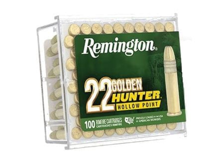 Remington Golden Hunter .22LR 40 gr PHP 100rds Rimfire Ammo for Hunting and Target Shooting - R21251