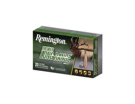 Remington Premier Long Range 6.5 PRC 140 gr Impact 20rds Rifle Ammo for Long-Range Accuracy - R28828