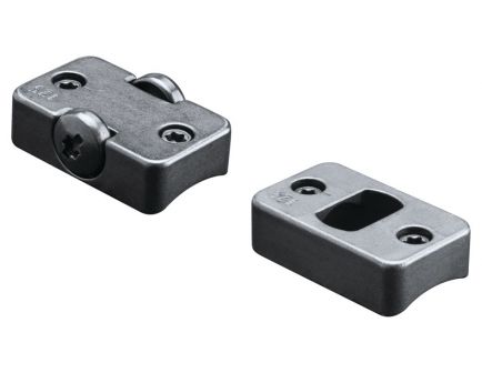 Redfield Browning A-Bolt Steel 2-Piece Dovetail Turn-In Scope Base, Black Oxide - 47701