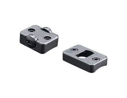 Redfield Winchester 70 Steel 2-Piece Dovetail Turn-In Scope Base, Black Oxide - 47708