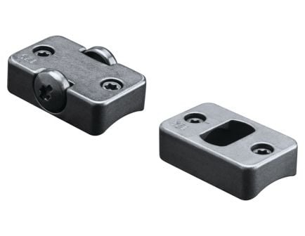 Redfield Savage 10/110/Axis/Remington 783/Ruger American Steel 2-Piece Dovetail Turn-In Scope Base, Black Oxide - 47713