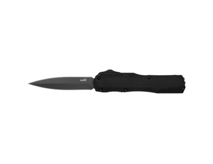 Kershaw Livewire OTF Dagger Point Knife, Black - 9000DE