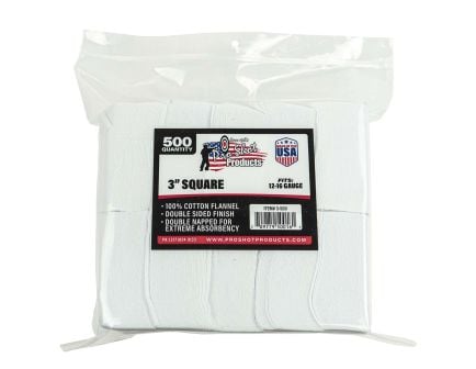 ProShot 12 Gauge/16 Gauge 3" x 3" Square Cleaning Patch