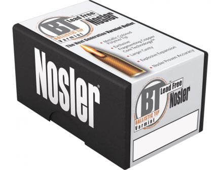 Nosler Trophy Grade Varmint 22-250 Rem 40 grain Ballistic Tip Lead-Free Rifle Ammo, 20/Box - 60008